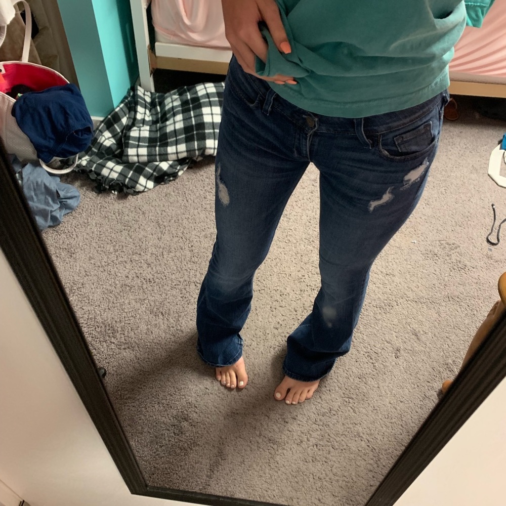 hollister flare jeans